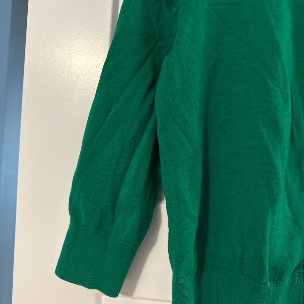 Cable & Gauge Emerald Button-Up Cardigan - Picture 3 of 4